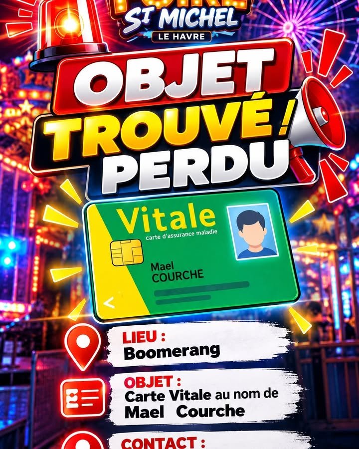 📣 MAEL COURCHE, tu as perdu ta CARTE VITALE dans le Boomerang 😅