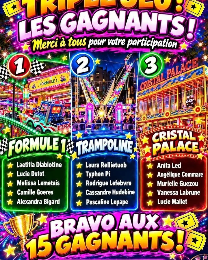 🎆 félicitations à nos grands gagnants !